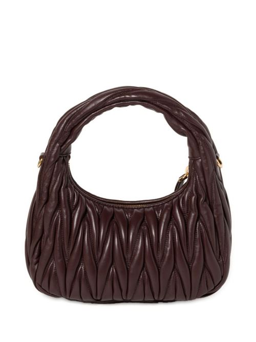Borsa hobo Wander in nappa matelassé MIU MIU | 5BC125V-OOYAN88F0NBL